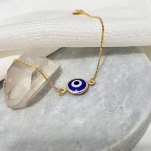 PULSEIRA VENEZIANA COM OLHO GREGO