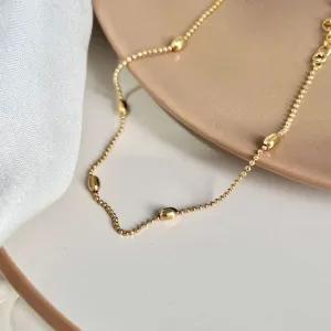 TORNOZELEIRA BOLINHAS E AMÊNDOAS