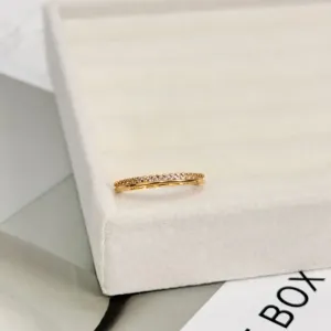 ANEL ARO LISO E MICRO ZIRCONIAS
