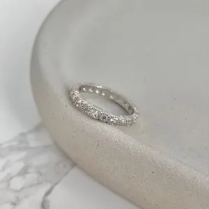 ANEL ZIRCONIAS QUADRADAS E REDONDAS