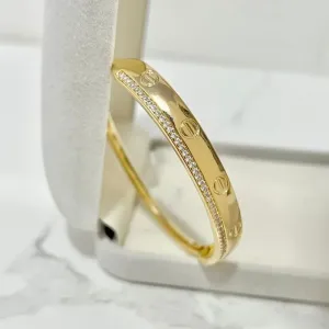 BRACELETE CARTIER COM FIO CRAVEJADO
