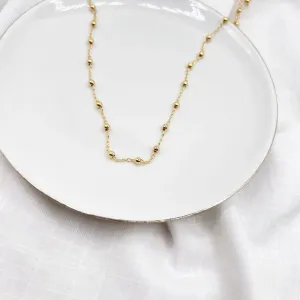 COLAR LONGO DE BOLINHAS 70CM