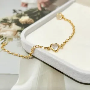 PULSEIRA INFANTIL CORAÇÃO DE ZIRCONIA