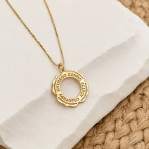 COLAR ENTREGO/ACEITO/CONFIO/AGRADEÇO