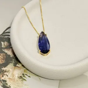 COLAR GOTA MAXI ROXA