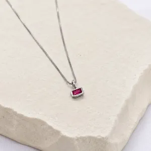 COLAR PINGENTE GEOMÉTRICO PINK