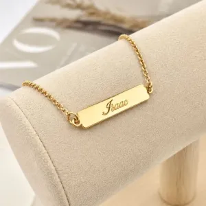 PULSEIRA INFANTIL SIMPLES PERSONALIZADA - ISAAC
