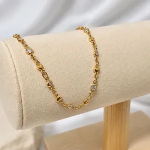PULSEIRA TIFFANY E MINI CORAÇÕES
