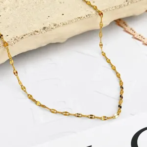COLAR AÇO INOX CHOKER 45CM
