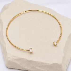 COLAR CHOKER ARO 2 BAGUETES