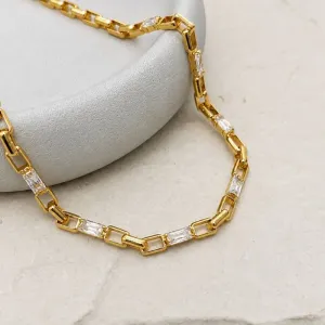 COLAR CHOKER CARTIER COM BAGUETE 40CM