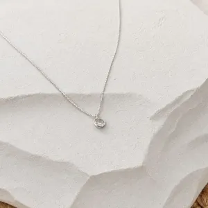 COLAR PRATA925 PONTO DE LUZ  - CRAVAÇÃO INGLESA 45CM