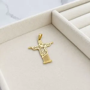 PINGENTE CRISTO COM CORAÇÃO NO PEITO
