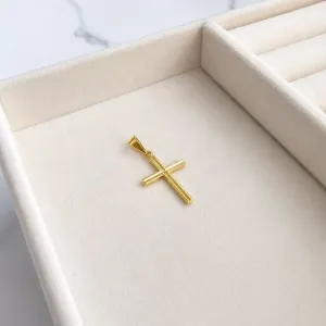 PINGENTE CRUZ 2,3CM FINA COM TRABALHADO