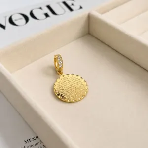 PINGENTE MEDALHA ORAÇÃO PAI NOSSO 2CM