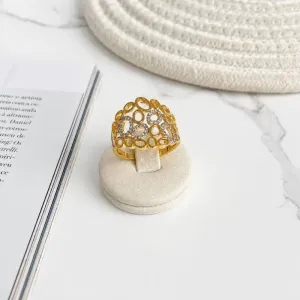 ANEL CÍRCULOS COM MICRO ZIRCONIA