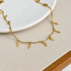 COLAR CHOKER MINI CRUZ COM CANUTILHO