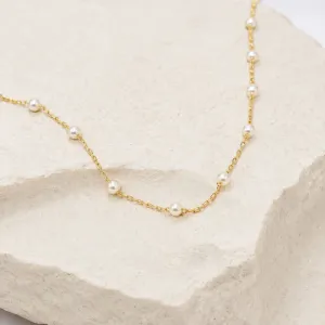COLAR CHOKER PÉROLAS 4MM 45CM