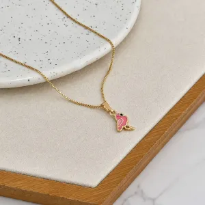 COLAR INFANTIL FLAMINGO RESINADO