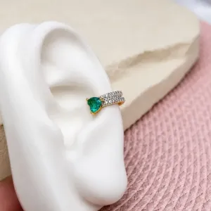 PIERCING FAKE CRAVEJADO COM CORAÇÃO