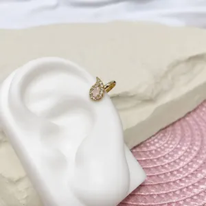 PIERCING FAKE PEDRA ROSA QUARTZO