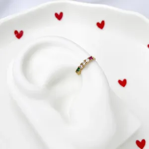 PIERCING FAKE ZIRCONIA COLORIDA