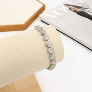 PULSEIRA FLOR CRAVEJADAS DE ZIRCONIAS