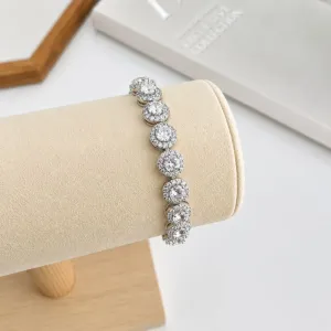 PULSEIRA REDONDO PRINCESA CRAVEJADO