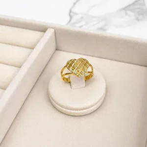 ANEL CORAÇÃO ESCRAVA/DIAMANTADO