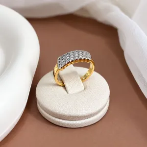 ANEL ZIRCONIAS BRANCAS