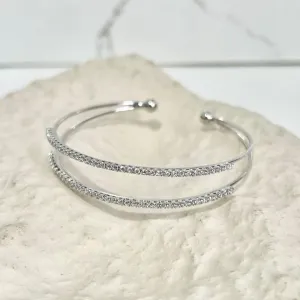 BRACELETE 2 FIOS COM RIVIERA