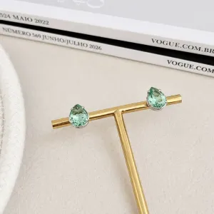 BRINCO DE GOTA VERDE MENTA