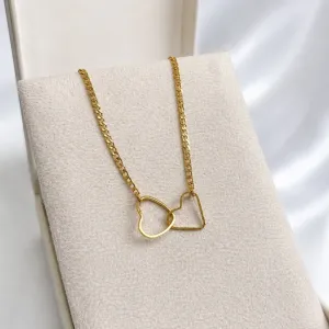 COLAR CHOKER 2 CORAÇÕES