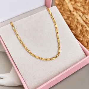 COLAR CHOKER CHAPA TRABALHADA 40CM