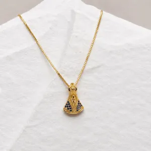 COLAR NOSSA SENHORA DE APARECIDA MANTO AZUL