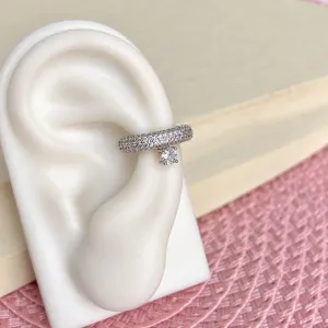 PIERCING FAKE CRAVEJADO E COM 1 PONTO DE LUZ