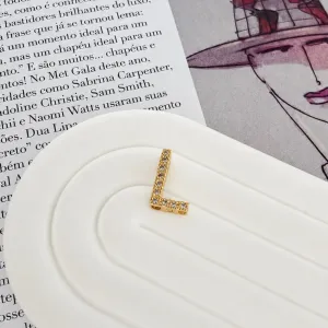 PINGENTE LETRA CRAVEJADA - L