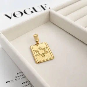 PINGENTE MEDALHA ESTRELA DAVI