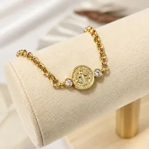 PULSEIRA DE ELO PORTUGUÊS COM SÃO BENTO