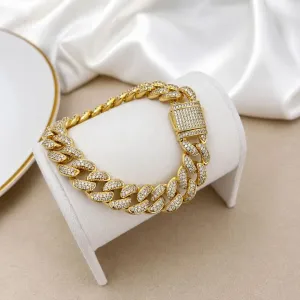PULSEIRA ELOS SUPER LUXO -TODA CRAVEJADA EM MICRO ZIRCONIAS