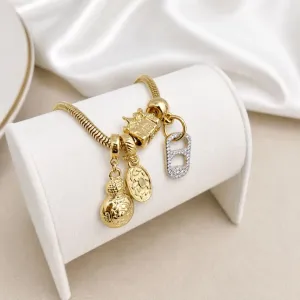 PULSEIRA (INSPIRAÇÃO VIVARA) COM 4 BERLOQUES