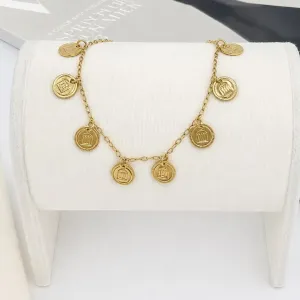 PULSEIRA MINI MEDALHAS DOS 10 MANDAMENTOS