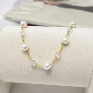 PULSEIRA PÉROLAS E CRISTAL
