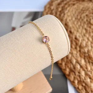COLAR PULSEIRA PONTO DE LUZ ROSA CLARO