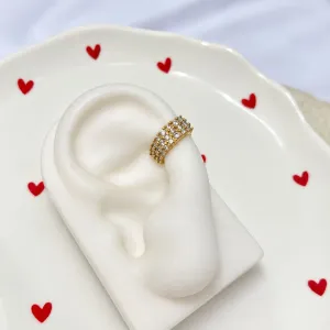 PIERCING FAKE CRISTAL 3 FILEIRAS