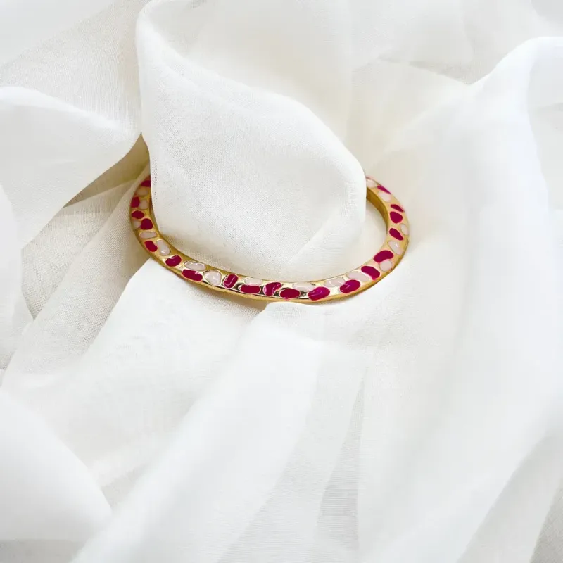 BRACELETE DUAS CORES RESINA
