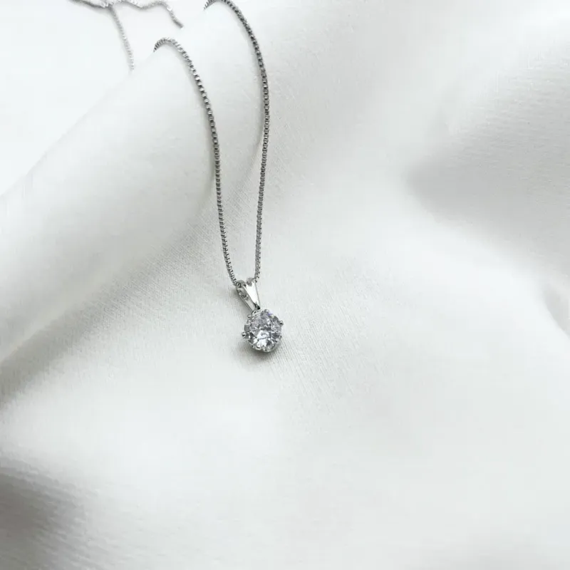 COLAR PONTO DE LUZ COM CONTRA ARGOLA 5MM