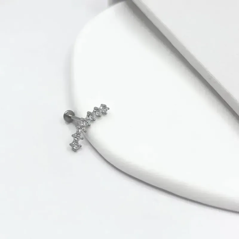 PIERCING EM AÇO INOX PARA FURO - HELIX