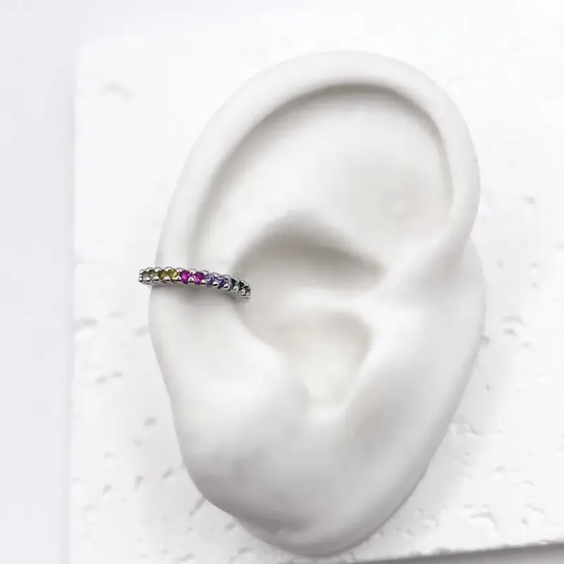 PIERCING FAKE ZIRCONIAS COLORIDAS