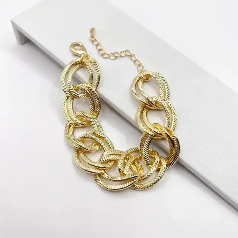 PULSEIRA ELOS DUPLOS MAXI TRABALHADOS